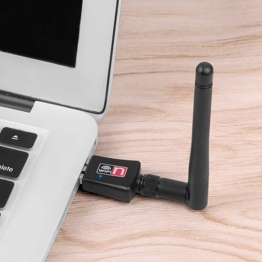 300 Мбит/с Беспроводной адаптер Wi-Fi с 2dB антенна RTL8192EU 802.11n/b/g USB Wi-Fi приемник Lan сетевая карта адаптер для ПК, опт