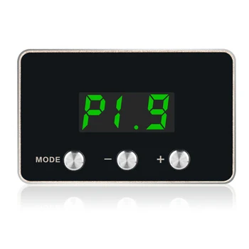 

Green LCD Electronic Throttle Controller Host Acrylic Panel 9 MODE Pedal Accelerator Fuel-efficient Car Accessory