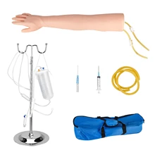 

IV Training Arm Model Vein Puncture With Bag Venipuncture Medical Teaching And Practice Tool Manikin Hospital Used Life Size