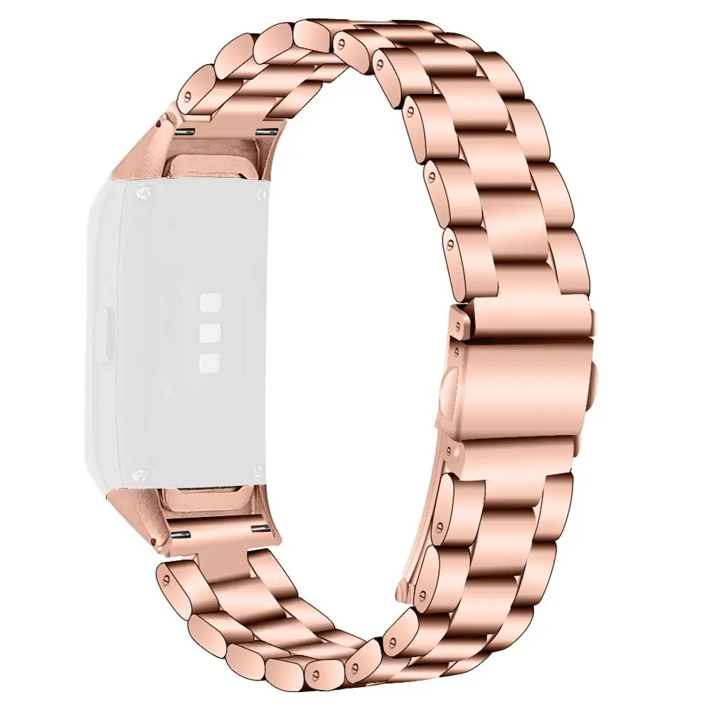 Ремешок для часов для samsung Galaxy Fit SM-R370, умный Браслет, металлический браслет из нержавеющей стали, ремешок для Galaxy Fit SM-R370, ремешок для часов