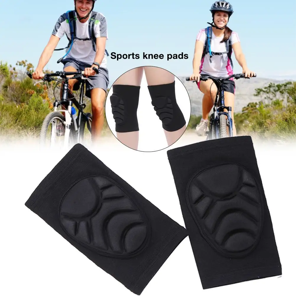 Sports Sponge Knee Pads High Density Knee Protective Pads Anti-slip Anti- collision for Dancing Running Mountaineering