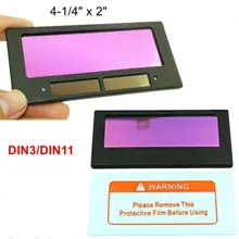 Lentes de soldadura de oscurecimiento automático, lentes de Color de oscurecimiento automático, filtro de energía auténtica, pantalla grande, Sola Q0E7, 1 ud.
