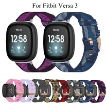 

Nylon Loop Straps for Fitbit Versa 3 Band Women Men Adjustable Breathable Sport Bracelet for Fitbit Sense Smart watch Corre