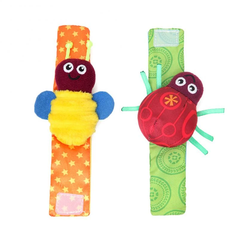 Montre A Hochet Pour Bebe Jouet Pour Enfant En Bas Age Garcon Et Fille Mignon Animal Insecte Peluche Douce Cloche A Main Nouveau Livraison Directe Aliexpress