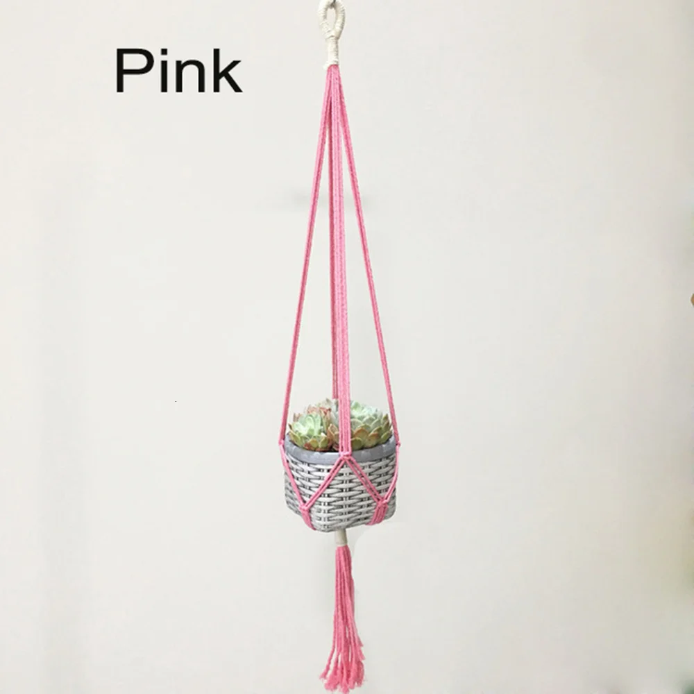 New arrival colorful handmade plant hanger handmade flower hanger pot hanger plant hanger POT TRAY PLANT TRAY