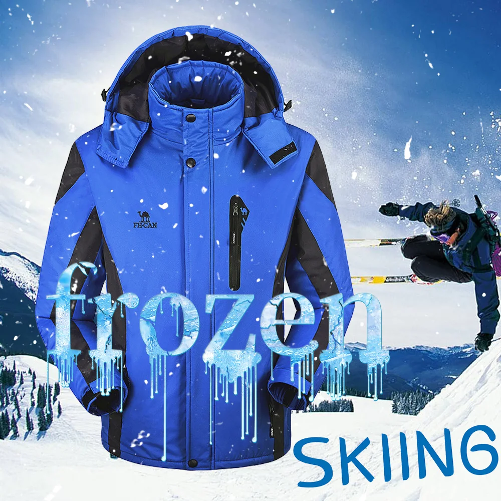 Лыжные куртки для мужчин и женщин, Теплые Водонепроницаемые Дождевики, куртки для походов на открытом воздухе, зимние спортивные куртки для сноуборда, катания на лыжах