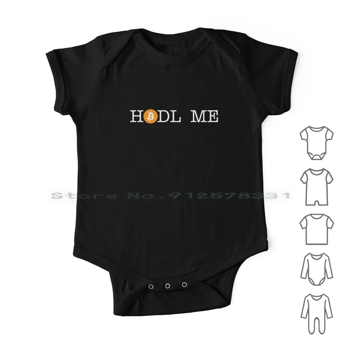 Hodl Me Newborn Baby Clothes Rompers Cotton Jumpsuits Btc Crypto Currency Digital Dollar Bitcoins |