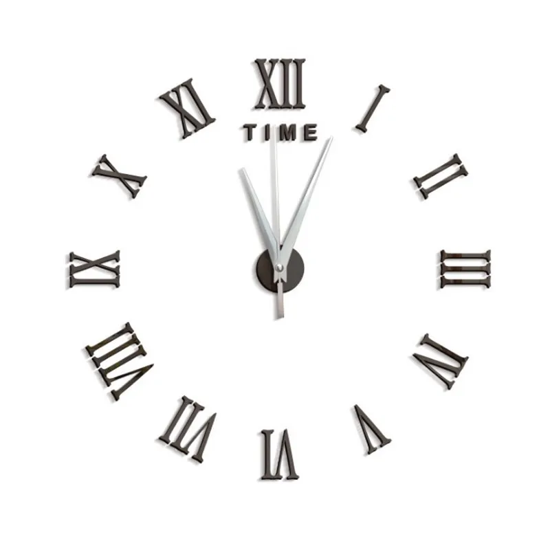 

2019 3D Acrylic DIY Wall Clock Mute Clock Quartz Watch Large Decorative Wall Clock Modern Home Decor Living Room Mirror Sticker