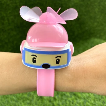 

Mini Watch Fan Air Conditioning Fan USB Electric Lazy Fan Creative Portable Pink