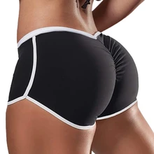 Novo calção top crop preto casual com cintura baixa, calção legging curta acima do joelho esportiva feminina