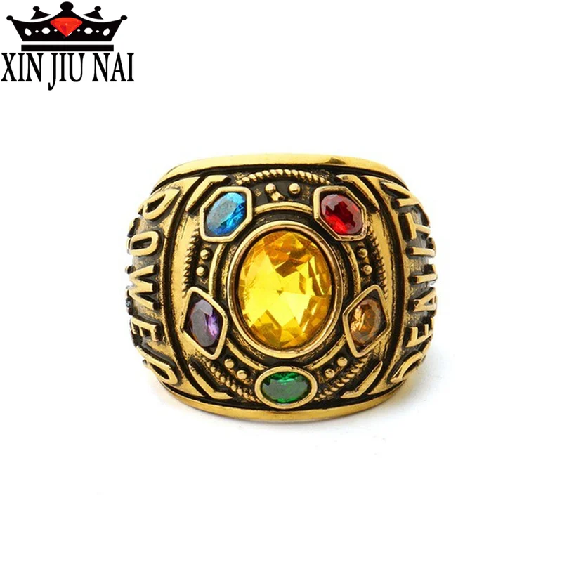 2019 новый союз Мстителей креативные бесконечные перчатки Thanos 6 CZ Ювелирные