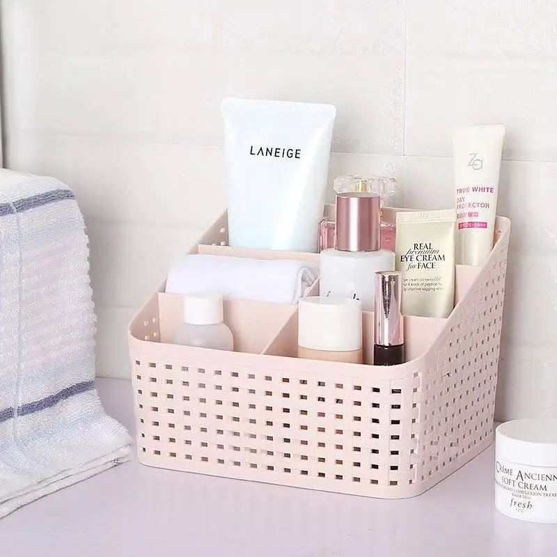 Makeup Organizer Box For Cosmetics Desk Office Storage Skincare Case Lipstick Case Sundries Jewelry Organizer BoxDesktop debris - 2