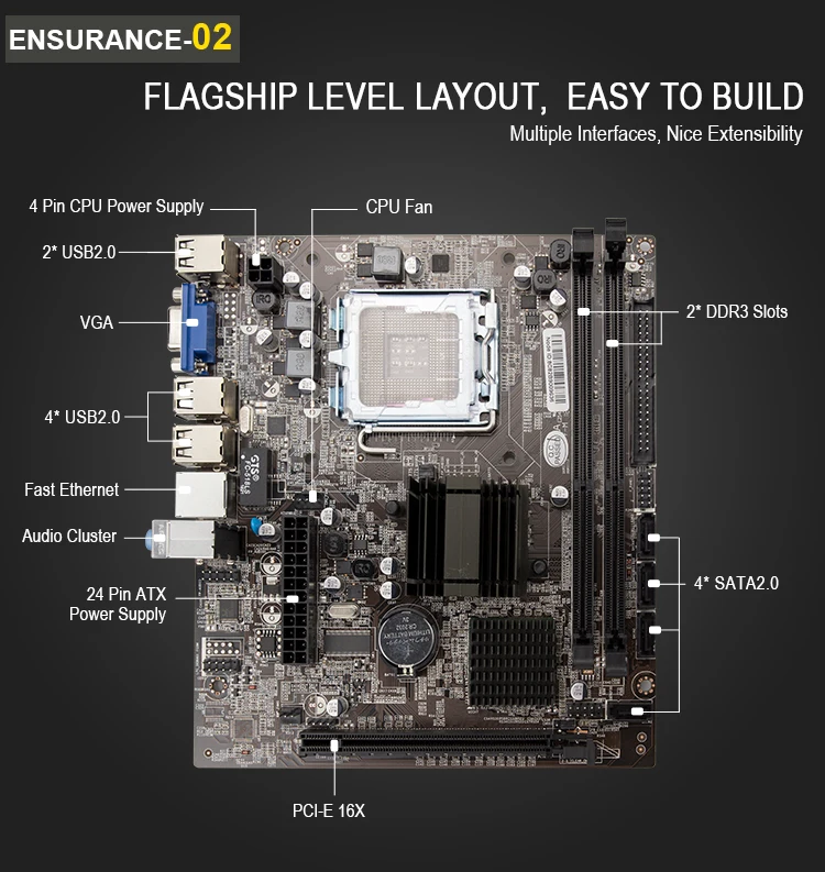 Материнская плата G41 LGA 771 DDR3 ПАМЯТЬ 8 Гб компьютер LGA 775 материнская плата cpu