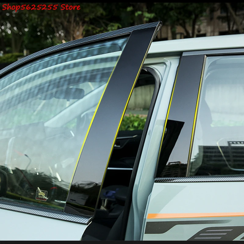 

Window B Pillar Trim Sticker For Honda Civic 2016 2017 2018 2019 2020 Decoration Patch Central Cillar Bright Strip Car Styling
