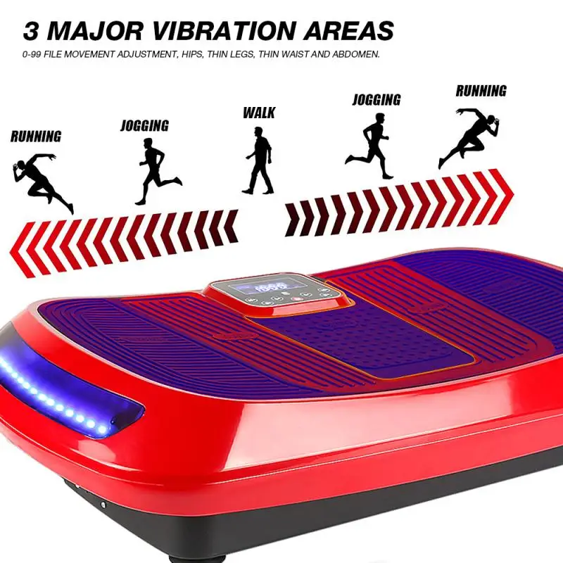 Permalink to Seven Movement Fitness Equipment 4D Bluetooth Music Light Strip Drawn Rope Platforme Vibrante Vibration Fitness Massager HWC