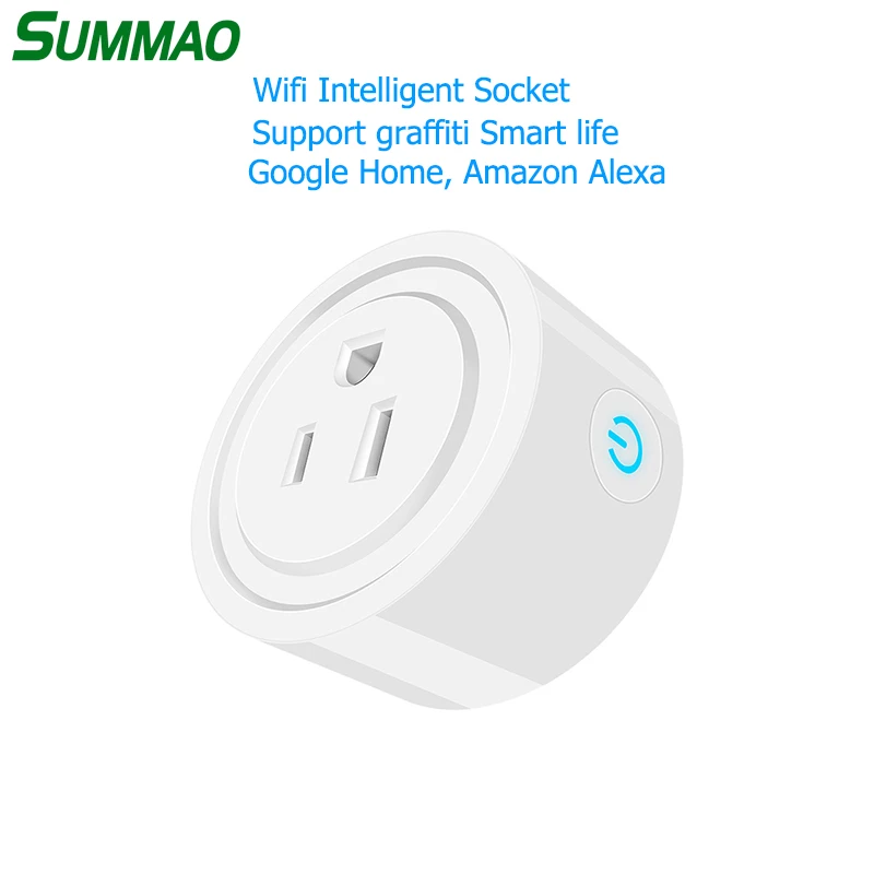 

Wireless WiFi Smart Socket US UK EU Power Plug Timer Outlet Switch Phone APP Voice Remote Control for Home Hotel