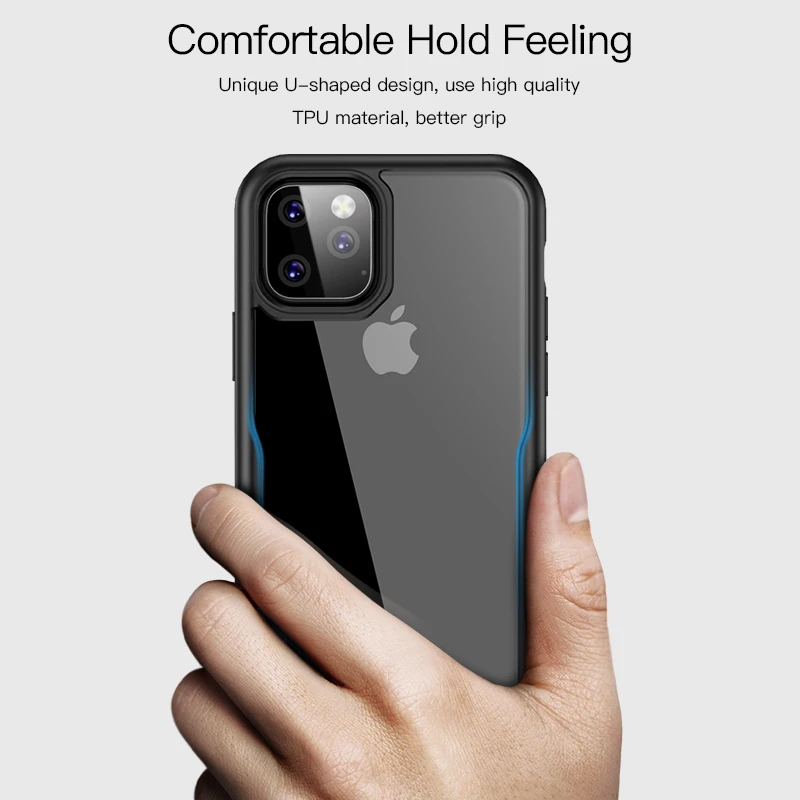 Роскошный прозрачный чехол LUPHIE для iPhone 11 Pro Max, противоударный чехол для iPhone 11 5,8 6,1 6,5 дюйма, силиконовый чехол s Coque