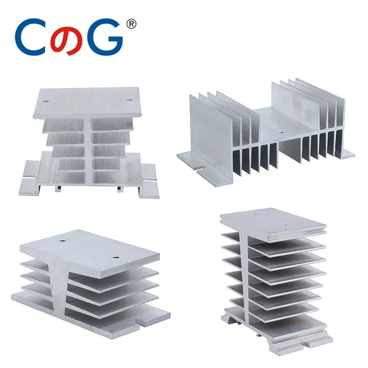 Aluminum Heat Sink for Solid State Relay SSR Small Type Heat 10A-40A K