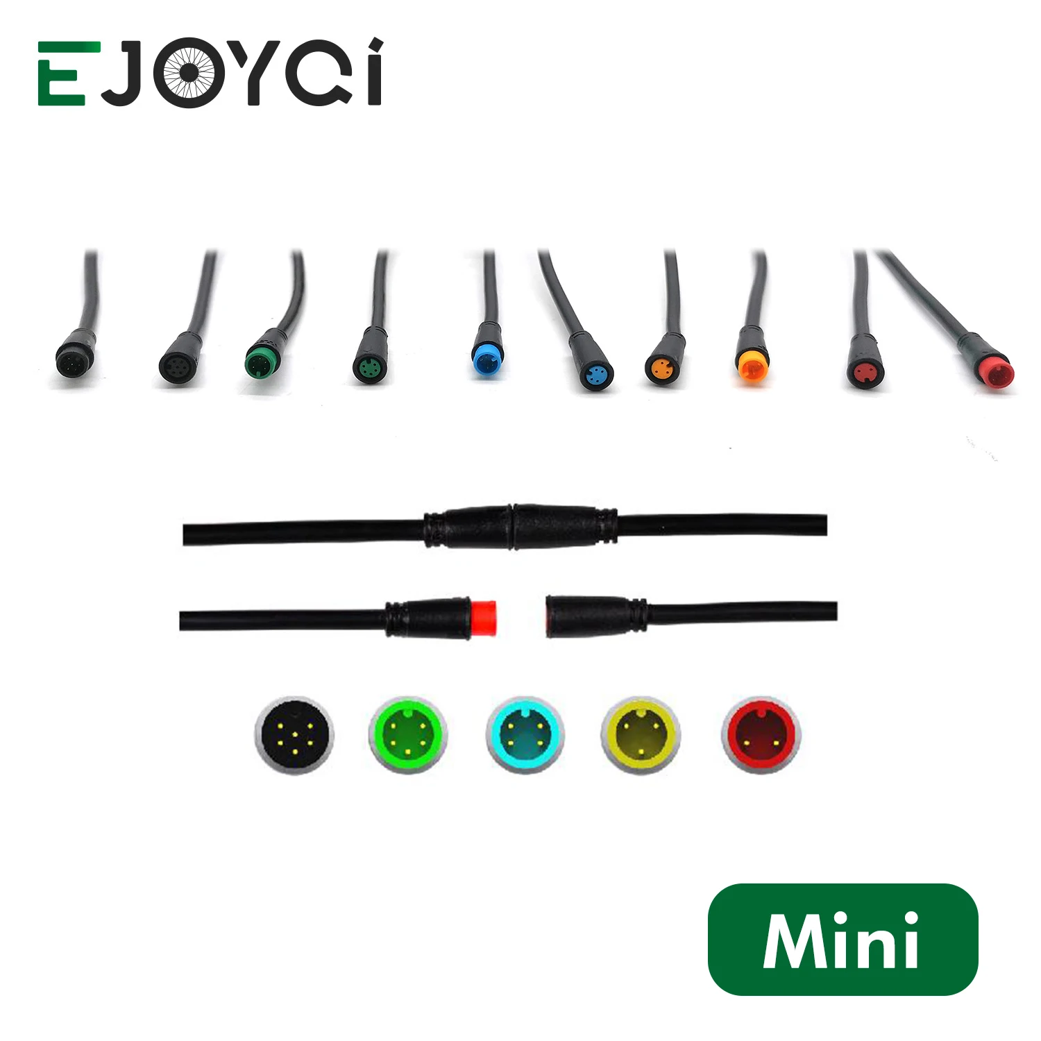 EJOYQI Julet 2pin3pin4pin5pin6pin водонепроницаемый кабельный разъем для Ebike светильник дроссельной заслонки Ebrake дисплей Ebike удлинитель кабеля