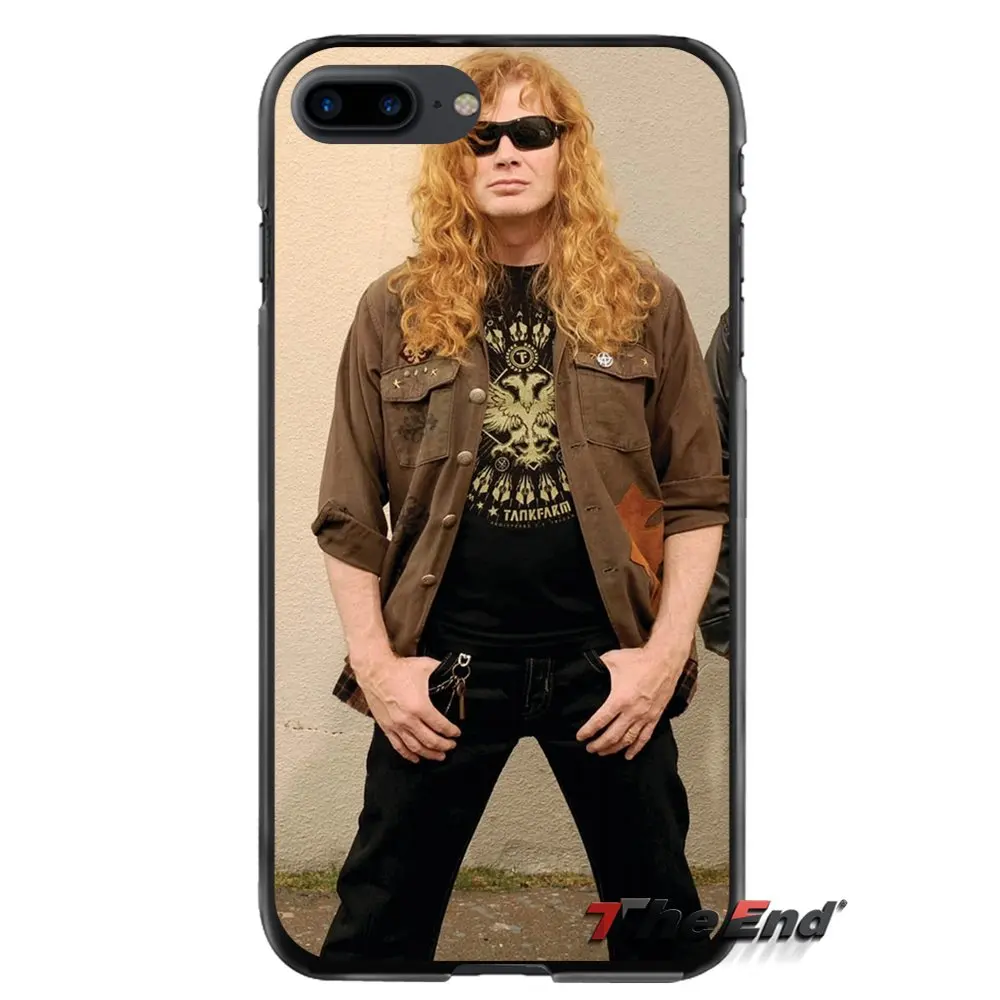 Музыка Megadeth для Apple iPhone 4 4s 5 5S 5C SE 6 6S 7 8 Plus X iPod Touch 4 5 6 Аксессуары чехлы для телефонов