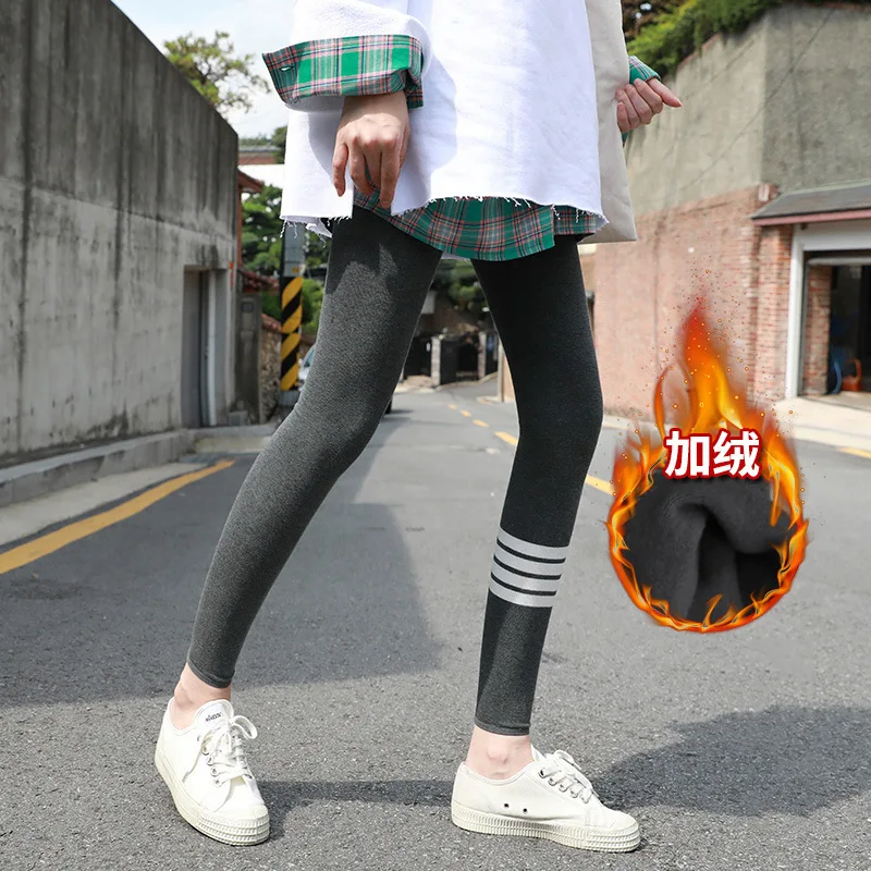 

Japan Cotton Winter Leggings Women's Warm Leggings High Waist Thick Velvet Legging Solid All-match Leggings Women