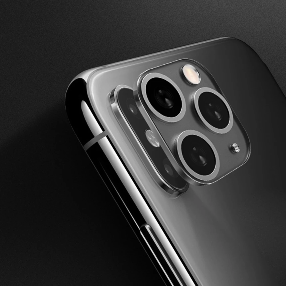 Для iPhone X XS MAX вторая Замена для iPhone 11 алюминиевый сплав камера объектив Кольцо телефон задняя пленка чехол Комплект для iPhone X/XS