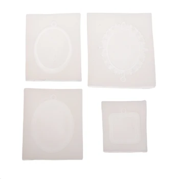 

DIY Silicone Mold Resin Jewelry Necklace Pendant Cameo Setting Bezel Moulds
