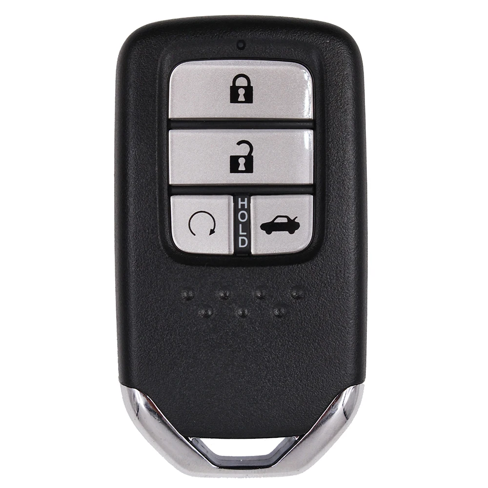 4 Buttons Keyecu умный дистанционный ключ для автомобиля в виде ракушки чехол для IPad 2/3/4/5 Butttons со вставкой лезвие для Honda Civic C-RV Accord Pilot - Цвет: 4 Buttons