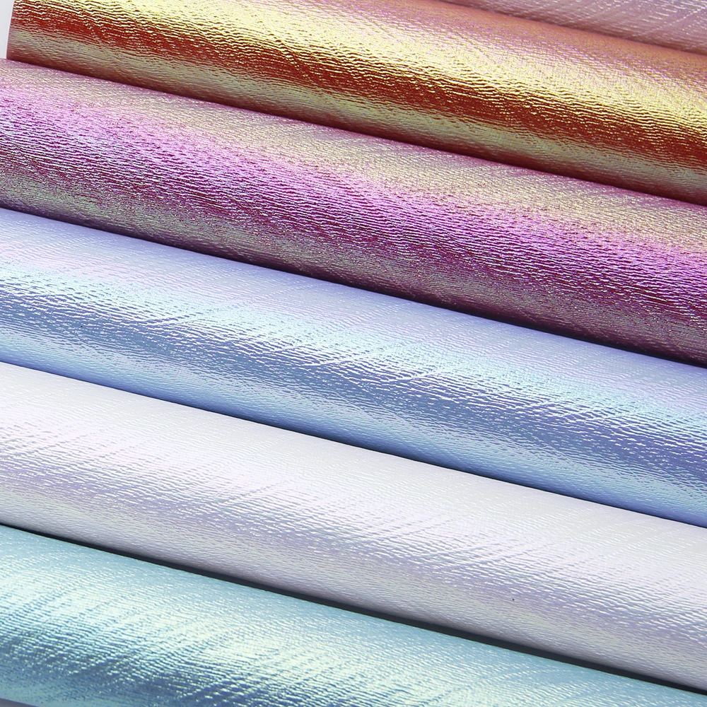 Листы из искусственной кожи с переливающимся жемчугом 20 х34 см|Ткани кожей| |