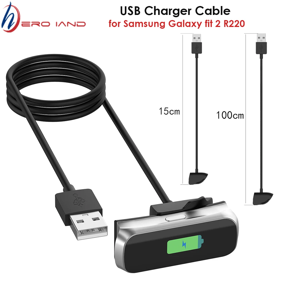 

USB Charger For Samsung galaxy fit 2 SM-R220 Charging Cable Data Cradle Dock Wire For galaxy fit2 R220 smart watch accessories