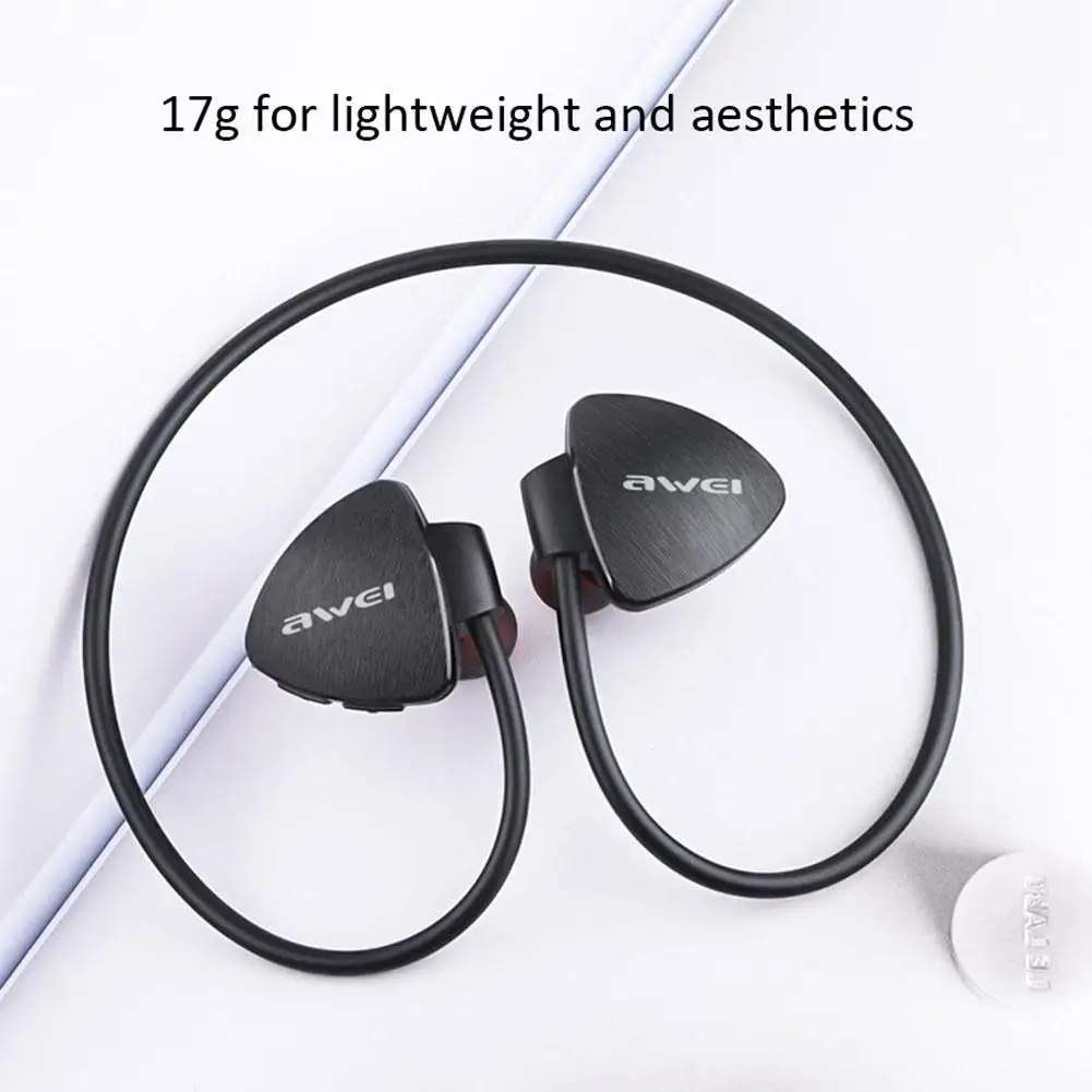 

Awei A847BL Wireless In-Ear Original Bluetooth Headset Hifi Stereo Music Headset Magnetic Adsorption Design for iPhone/iPod