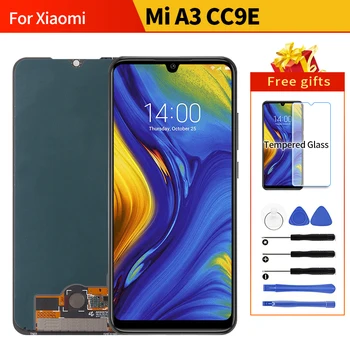 

6.01'' Super AMOLED for Xiaomi Mi CC9e LCD Display Touch Screen Digitizer Assembly Replacement PANTALLA For Xiaomi Mi A3 CC9e LCD