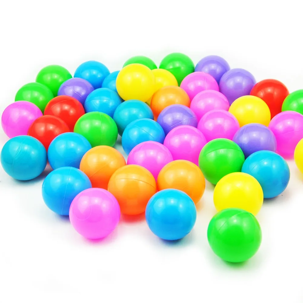 200 pcs/lot Ocean Wave Ball Eco-Friendly Colorful Ball Soft Funny Baby Kid Swim Pit Toy Water Pool Plastic Ocean Ball