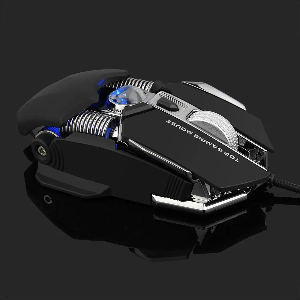 G800 Usb Wired Gaming Mouse Ergonomic Mechanical Mice 9 Buttons Macro Programmable Desktop Laptop Pc Gamer