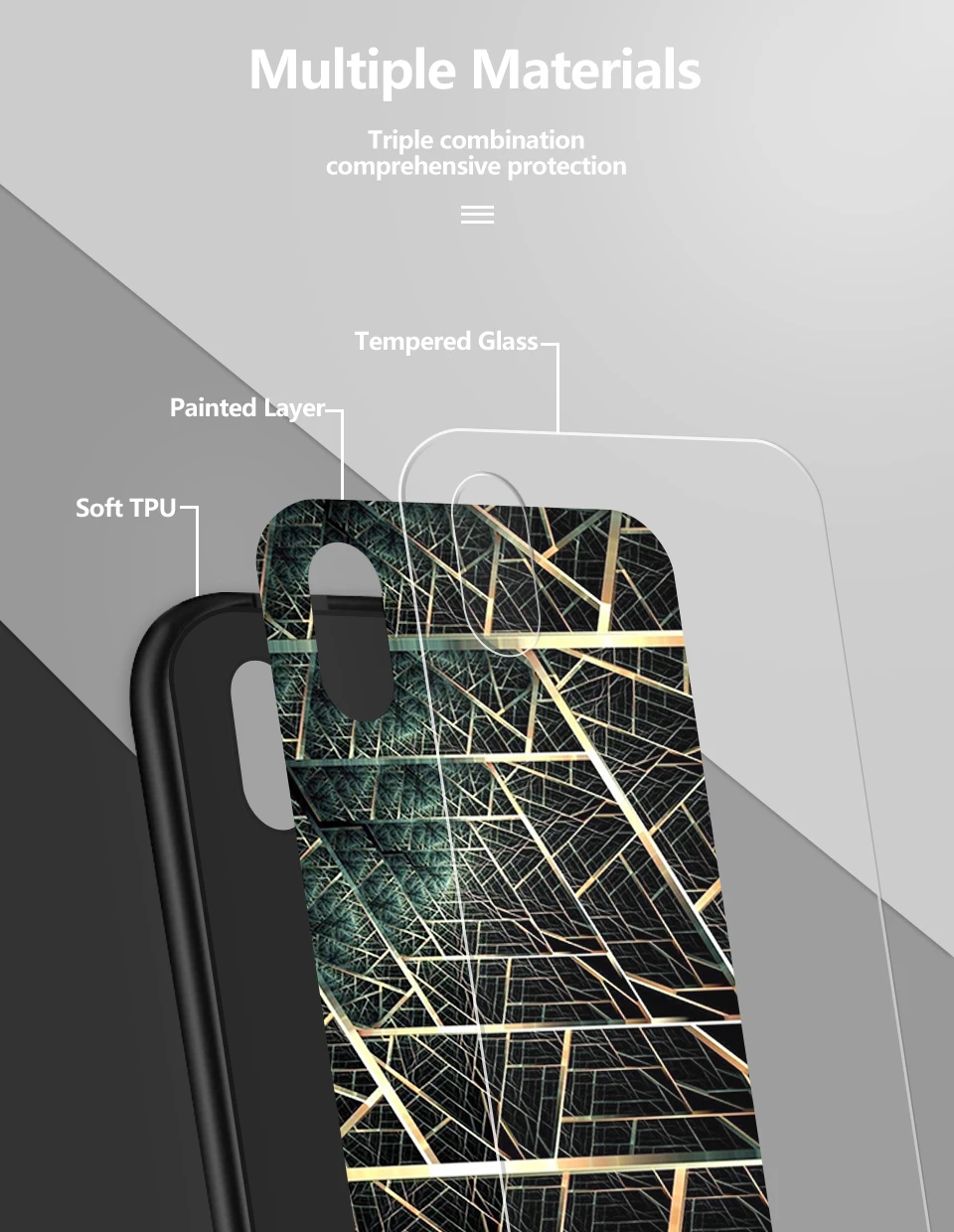 Чехол для телефона OPPO Reno 10x Zoom CPH1919 с звездным узором из закаленного стекла для OPPO REN Z PCDM10 мягкие защитные Твердые чехлы