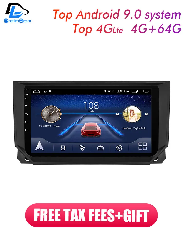 Perfect prelingcar For RENAULT seat leon 2015-2018 years Car monitor Radio Multimedia Video Player Navigation GPS Android 9.0 4G  stereo 1