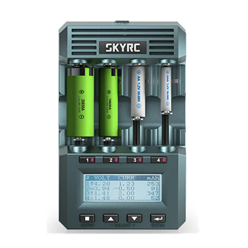SKYRC MC3000 50 Вт умный синий зубоприложение управление мульти-химия Универсальное зарядное устройство точный анализатор для Ni-MH Ni-Cd батареи
