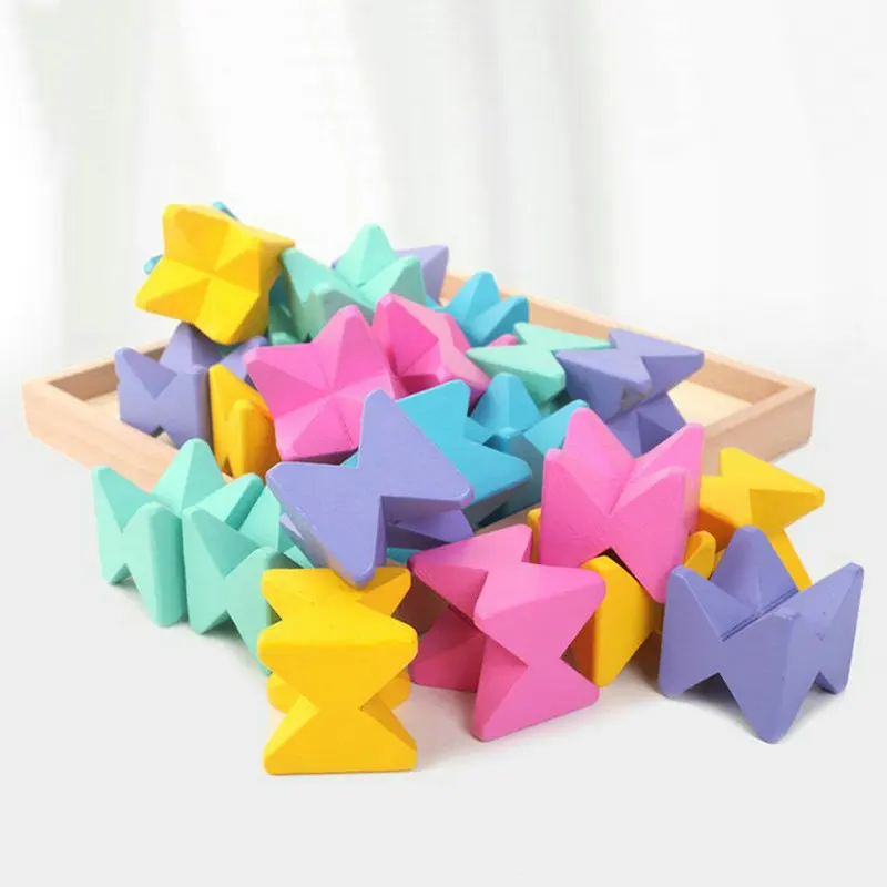 Blocos de Construção Presente do Bebê Pces Criativo Grande Bloco Crianças Brinquedo Educacional Rhombus Espacial Pensamento Construção 25 6 Brinquedos e hobbies