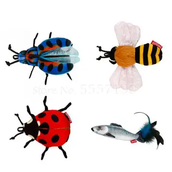 

Meow Funny Cat Toy Gift Set Feather Funny Cat Stick Simulation Fish Cat Mint Cat Supplies
