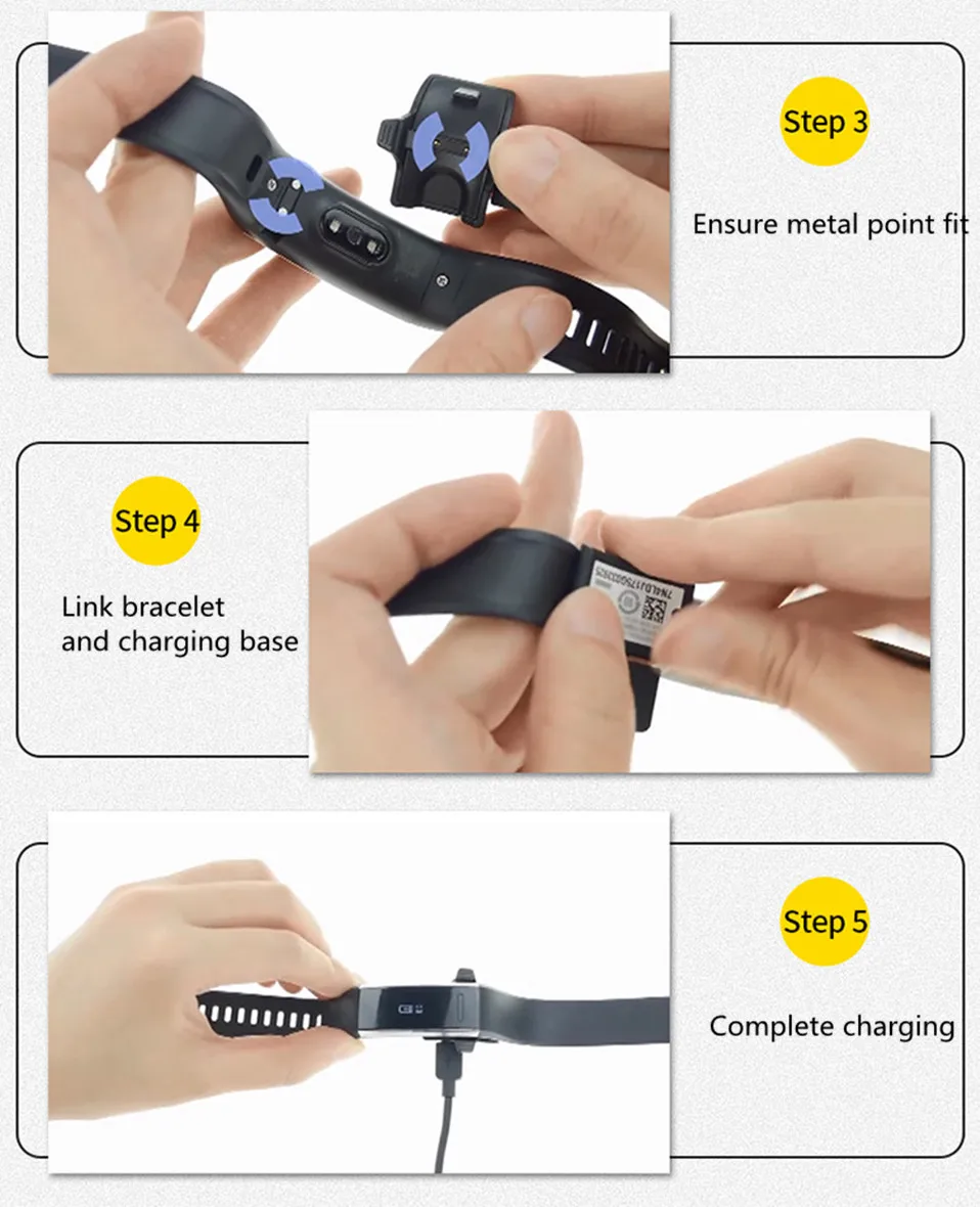 huawei Honor Band 5 4 3 зарядное устройство пленка для huawei Band 3 3 Pro универсальная Быстрая зарядка без кабеля