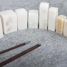 DIY печать резьба уплотнение кунлун замороженный камень практика уплотнение резьба материал