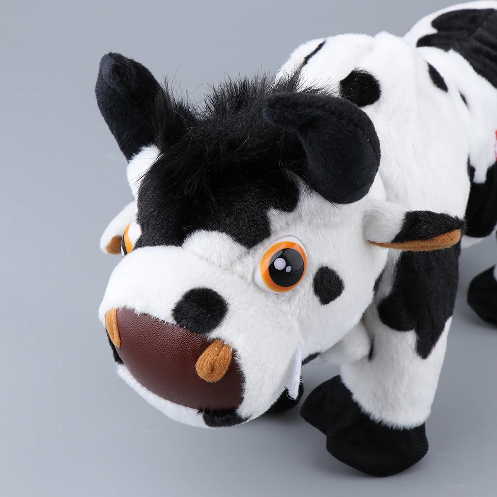 walking mooing cow toy