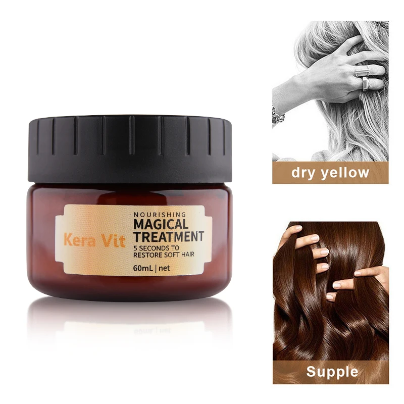 HAIR REPAIR MASK for damaged hair care magical treatment VITAMINS MASK hair filler keratin cream salon essential oil