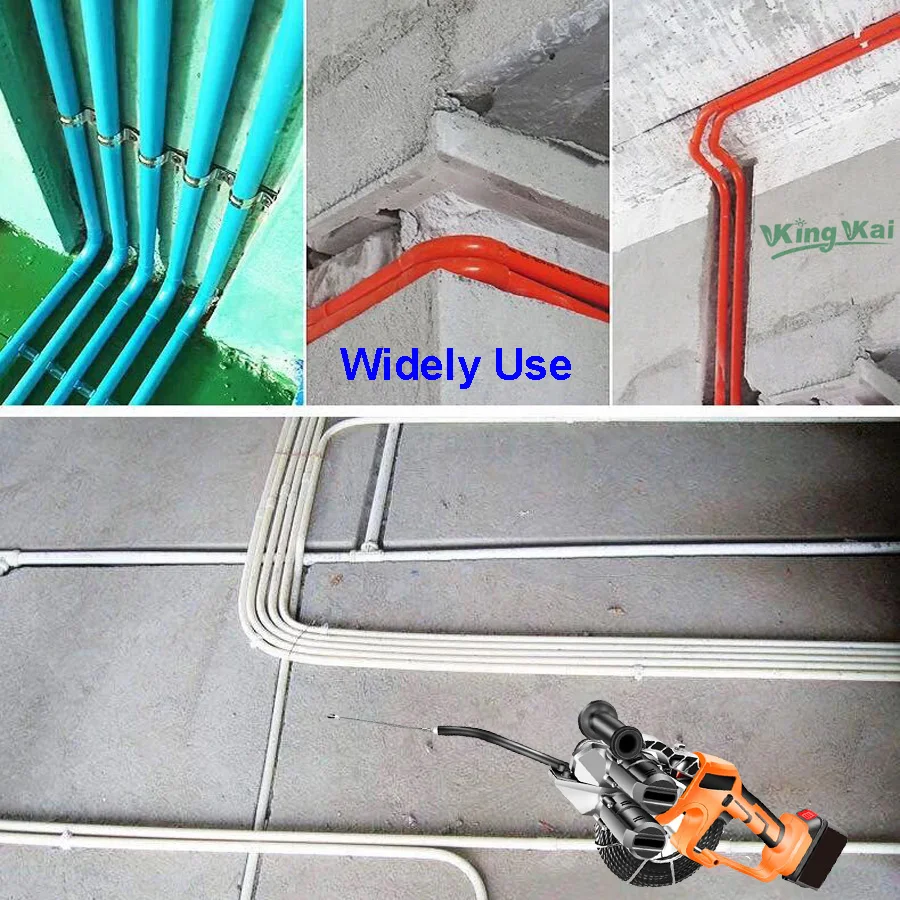 Two Brushless Motor Samsung Li Battery Electric Wire Cable Leading Machine Artifact Wire For Electrician Cable Install