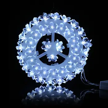 

Luminous Petals Light String Tires Shape Christmas Festivals Decoration AC220V