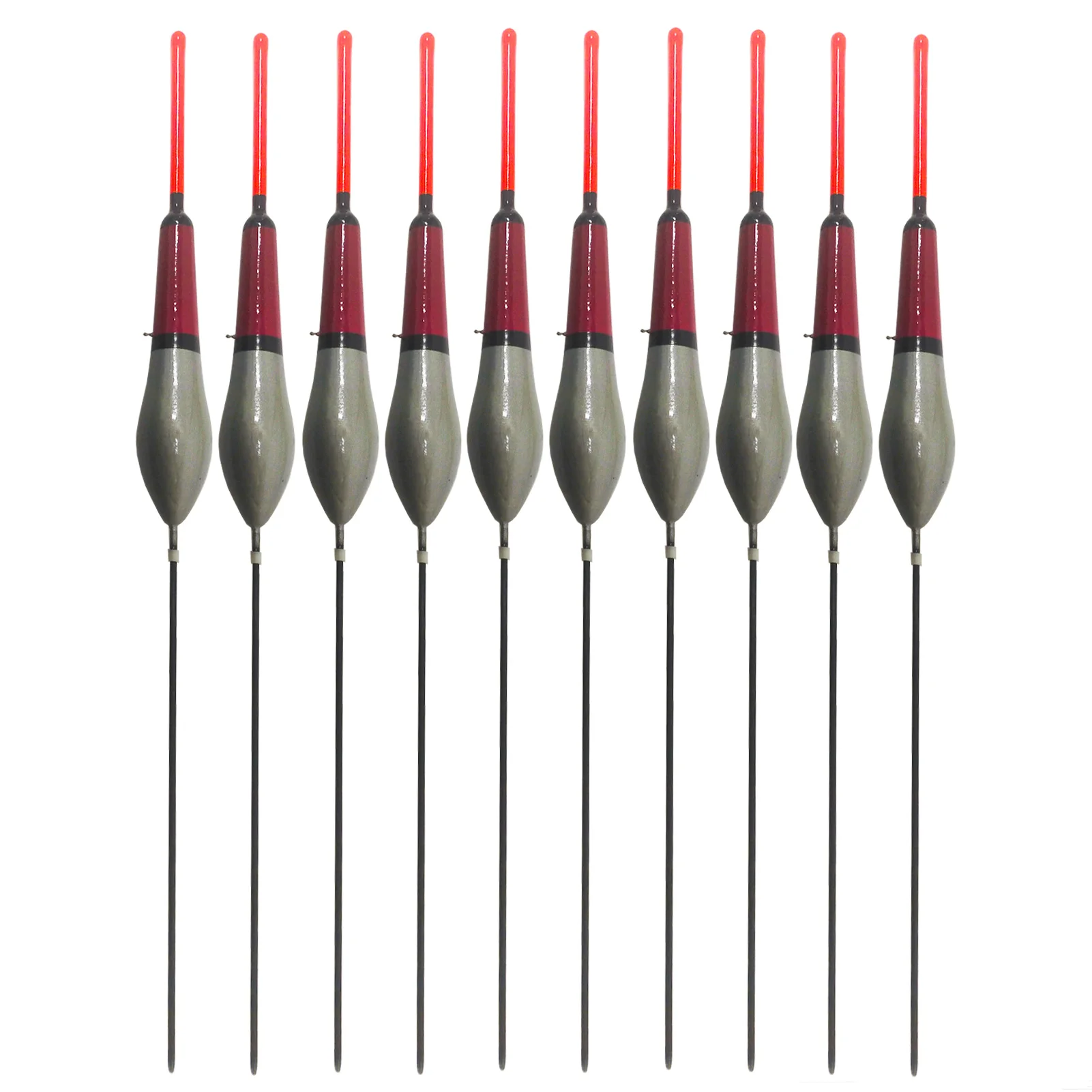 Flotteur,Kit de flotteurs de pêche en liège,lot de 10 pièces,antenne en ...