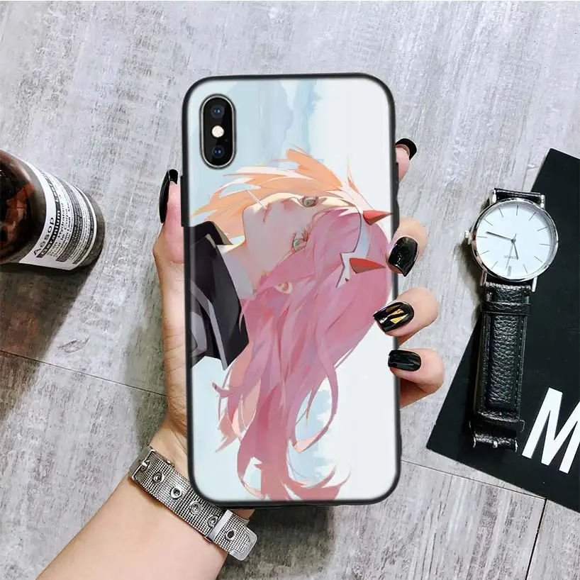 Черный чехол-накладка для IPhone 11 Pro XS MAX XR 7 8 6 6S Plus X 10 Ten 5 5S SE Coque S