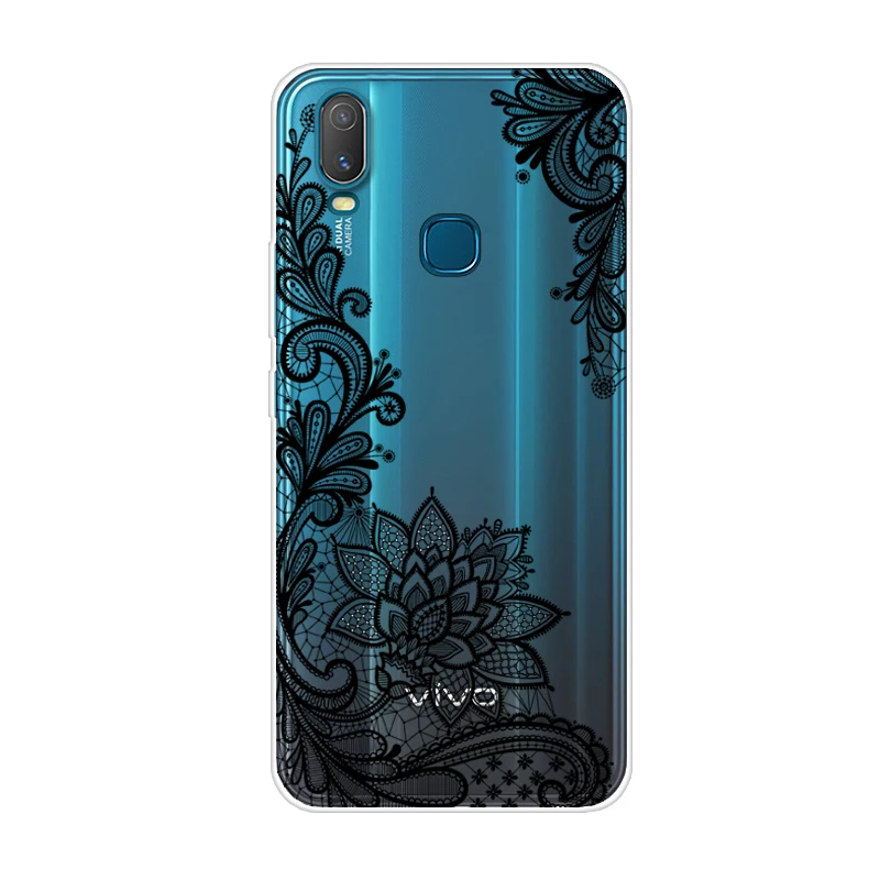 ДЛЯ vivo Y11 чехол 6,35 ''мультяшная Раскрашенная мягкая ТПУ Силиконовая задняя крышка для vivo Y11 vivo Y11 Y 11 чехол для телефона s Fundas