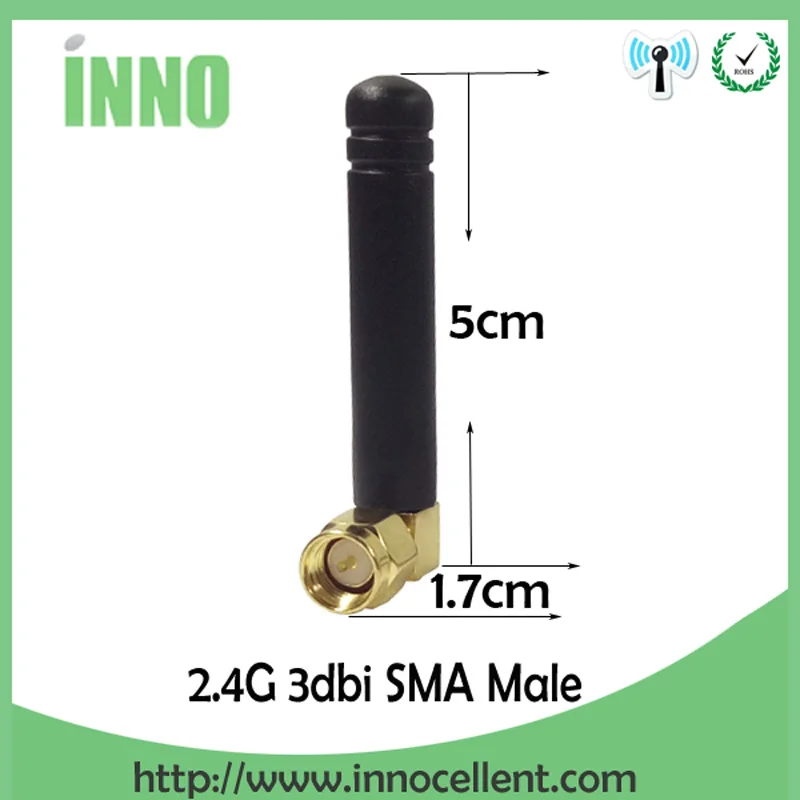 20pcs 2,4 Ghz антенна wifi SMA разъем 2~ 3dbi 2,4 ghz wifi антенна wi fi антенна небольшого размера Водонепроницаемые антенны