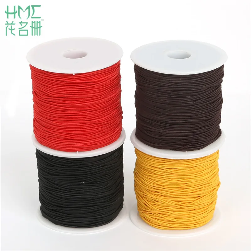 Description Picture 2 of item0.8/1.2/1.5mm Rubber Band Elastic Cord Beading Wire Nylon Cord String Rope Thread For DIY Bracelet Necklace Sewing Accessories